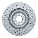 R1 Concepts 2001-2003 Audi S8 Front Right Drilled & Slotted Geoperformance Rotor by R1 Concepts 830-73026R