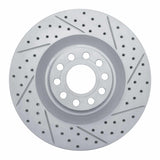 R1 Concepts 2001-2003 Audi S8 Front Right Drilled & Slotted Geoperformance Rotor by R1 Concepts 830-73026R