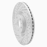 Dynamic Friction 2004-2009 Audi S4 Front Left Drilled & Slotted Geoperformance Rotor by Dynamic Friction Company 830-73031L