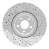 Dynamic Friction 2004-2009 Audi S4 Front Left Drilled & Slotted Geoperformance Rotor by Dynamic Friction Company 830-73031L