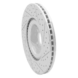 Dynamic Friction 2004-2009 Audi S4 Front Left Drilled & Slotted Geoperformance Rotor by Dynamic Friction Company 830-73031L