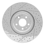 Dynamic Friction 2004-2009 Audi S4 Front Right Drilled & Slotted Geoperformance Rotor by Dynamic Friction Company 830-73031R