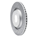 Dynamic Friction 2004-2009 Audi S4 Rear Left Drilled & Slotted Geoperformance Rotor by Dynamic Friction Company 830-73032L