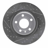 Dynamic Friction 2004-2009 Audi S4 Rear Left Drilled & Slotted Geoperformance Rotor by Dynamic Friction Company 830-73032L
