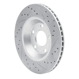 Dynamic Friction 2004-2009 Audi S4 Rear Left Drilled & Slotted Geoperformance Rotor by Dynamic Friction Company 830-73032L