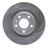 Dynamic Friction 2004-2009 Audi S4 Rear Right Drilled & Slotted Geoperformance Rotor by Dynamic Friction Company 830-73032R