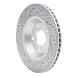 Dynamic Friction 2004-2009 Audi S4 Rear Right Drilled & Slotted Geoperformance Rotor by Dynamic Friction Company 830-73032R
