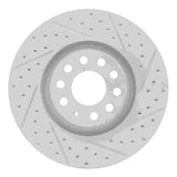 R1 Concepts 1998-2009 Audi A4 (USA/Canada) Front Right Drilled & Slotted Geoperformance Rotor by R1 Concepts 830-73036R