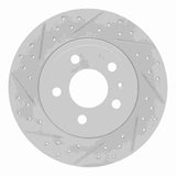 R1 Concepts 2000-2009 Audi A4 (Mexico) Rear Left Drilled & Slotted Geoperformance Rotor by R1 Concepts 830-73037L