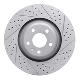 Dynamic Friction 2005-2011 Audi A6 Quattro Front Right Drilled & Slotted Geoperformance Rotor by Dynamic Friction Company 830-73038R