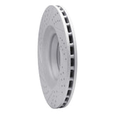 Dynamic Friction 2005-2011 Audi A6 Quattro Front Right Drilled & Slotted Geoperformance Rotor by Dynamic Friction Company 830-73038R