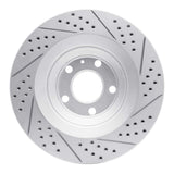 R1 Concepts 05-11 Audi A6 Quattro Rear Left Drilled & Slotted Geo-Carbon Rotor by R1 Concepts RNC-830-73039L