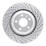 Dynamic Friction 2005-2011 Audi A6 Quattro Rear Right Drilled & Slotted Geoperformance Rotor by Dynamic Friction Company 830-73039R