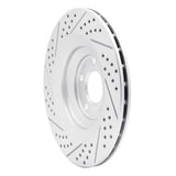 Dynamic Friction 2005-2011 Audi A6 Quattro Rear Right Drilled & Slotted Geoperformance Rotor by Dynamic Friction Company 830-73039R