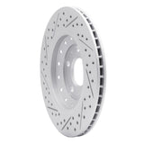 Dynamic Friction 2004-2010 Audi A8 Rear Right Drilled & Slotted Geoperformance Rotor by Dynamic Friction Company 830-73040R
