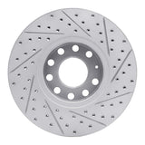 R1 Concepts 1992-2008 Audi A6 Quattro Front Left Drilled & Slotted Geoperformance Rotor by R1 Concepts 830-73041L