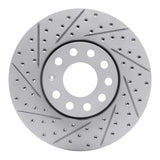 R1 Concepts 1992-2008 Audi A6 Quattro Front Left Drilled & Slotted Geoperformance Rotor by R1 Concepts 830-73041L