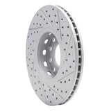 R1 Concepts 1992-2008 Audi A6 Quattro Front Left Drilled & Slotted Geoperformance Rotor by R1 Concepts 830-73041L