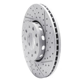 R1 Concepts 1992-2008 Audi A4 (Mexico) Front Right Drilled & Slotted Geoperformance Rotor by R1 Concepts 830-73041R