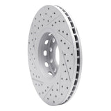 R1 Concepts 1992-2008 Audi A4 (Mexico) Front Right Drilled & Slotted Geoperformance Rotor by R1 Concepts 830-73041R