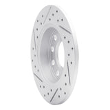 Dynamic Friction 2002-2006 Audi A4 (USA/Canada) Rear Right Drilled & Slotted Geoperformance Rotor by Dynamic Friction Company 830-73043R