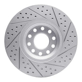 R1 Concepts 1997-2006 Audi A4 (USA/Canada) Front Left Drilled & Slotted Geoperformance Rotor by R1 Concepts 830-73044L