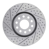 R1 Concepts 1997-2006 Audi A4 (USA/Canada) Front Left Drilled & Slotted Geoperformance Rotor by R1 Concepts 830-73044L
