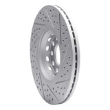 R1 Concepts 1997-2006 Audi A4 (USA/Canada) Front Left Drilled & Slotted Geoperformance Rotor by R1 Concepts 830-73044L