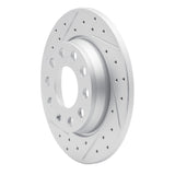 R1 Concepts 2000-2008 Audi A4 Quattro Rear Left Drilled & Slotted Geoperformance Rotor by R1 Concepts 830-73045L