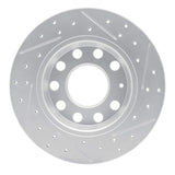 R1 Concepts 2000-2008 Audi A4 Quattro Rear Left Drilled & Slotted Geoperformance Rotor by R1 Concepts 830-73045L