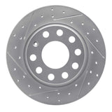 R1 Concepts 2000-2008 Audi A4 Quattro Rear Left Drilled & Slotted Geoperformance Rotor by R1 Concepts 830-73045L