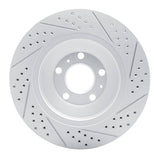 Dynamic Friction 2004-2018 Audi A8 Rear Left Drilled & Slotted Geoperformance Rotor by Dynamic Friction Company 830-73046L