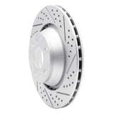 Dynamic Friction 2008-2015 Audi TTS Quattro Rear Right Drilled & Slotted Geoperformance Rotor by Dynamic Friction Company 830-73055R