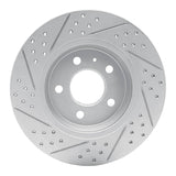Dynamic Friction 2008-2025 Audi A4 (USA/Canada) Rear Right Drilled & Slotted Geoperformance Rotor by Dynamic Friction Company 830-73061R