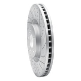 Dynamic Friction 2012-2018 Audi A6 Quattro Front Right Drilled & Slotted Geoperformance Rotor by Dynamic Friction Company 830-73064R