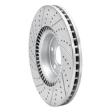 Dynamic Friction 2012-2018 Audi A6 Quattro Front Right Drilled & Slotted Geoperformance Rotor by Dynamic Friction Company 830-73064R