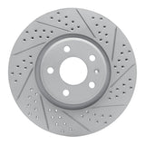 Dynamic Friction 2011-2017 Audi Q5 (Mexico) Front Right Drilled & Slotted Geoperformance Rotor by Dynamic Friction Company 830-73065R