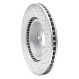 Dynamic Friction 2012-2015 Audi TTS Quattro Front Left Drilled & Slotted Geoperformance Rotor by Dynamic Friction Company 830-73069L