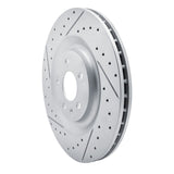 Dynamic Friction 2017-2026 Audi S7 Rear Left Drilled & Slotted Geoperformance Rotor by Dynamic Friction Company 830-73079L