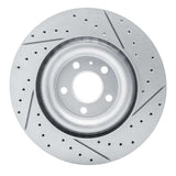 Dynamic Friction 2017-2026 Audi S7 Rear Left Drilled & Slotted Geoperformance Rotor by Dynamic Friction Company 830-73079L