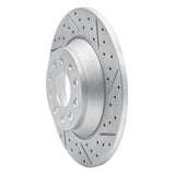Dynamic Friction 2016-2025 Audi Q3 Rear Right Drilled & Slotted Geoperformance Rotor by Dynamic Friction Company 830-73082R
