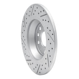 Dynamic Friction 2016-2025 Audi Q3 Rear Right Drilled & Slotted Geoperformance Rotor by Dynamic Friction Company 830-73082R