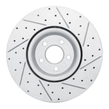 Dynamic Friction 2018-2025 Audi S5 Sportback Front Left Drilled & Slotted Geoperformance Rotor by Dynamic Friction Company 830-73083L