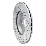 Dynamic Friction 2008-2025 Audi A5 Sportback Front Right Drilled & Slotted Geoperformance Rotor by Dynamic Friction Company 830-73086R