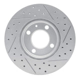 R1 Concepts 1986-1998 Volkswagen Passat (USA/Canada)/Jetta Sedan Front Left Drill & Slot Geoperformance Rotor by R1 Concepts 830-74006L