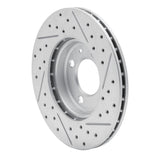 R1 Concepts 1986-1998 Volkswagen Passat (USA/Canada)/Jetta Sedan Front Left Drill & Slot Geoperformance Rotor by R1 Concepts 830-74006L