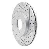 R1 Concepts 1986-1998 Volkswagen Derby (Mexico) Front Right Drilled & Slotted Geoperformance Rotor by R1 Concepts 830-74006R