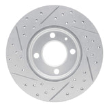 R1 Concepts 1986-1998 Volkswagen Derby (Mexico) Front Right Drilled & Slotted Geoperformance Rotor by R1 Concepts 830-74006R