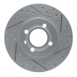 R1 Concepts 1986-1998 Volkswagen Derby (Mexico) Front Right Drilled & Slotted Geoperformance Rotor by R1 Concepts 830-74006R