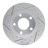 R1 Concepts 1992-2005 Audi A6 (Mexico) Rear Right Drilled & Slotted Geoperformance Rotor by R1 Concepts 830-74011R